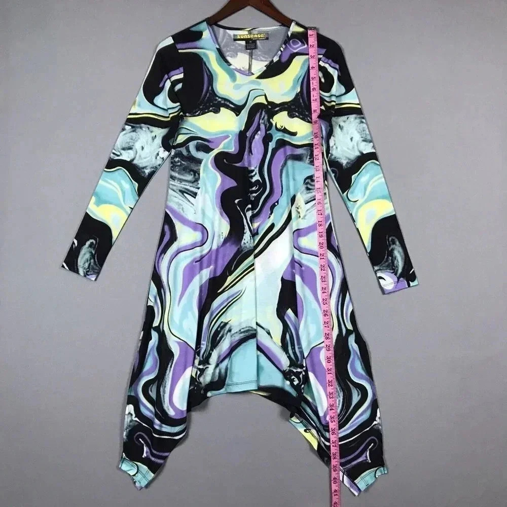 JAMIE SADOCK Sunsense Dress Size XS Golf Long Sleeve Sun UPF 50+ Artsy Athletic - Picture 10 of 13